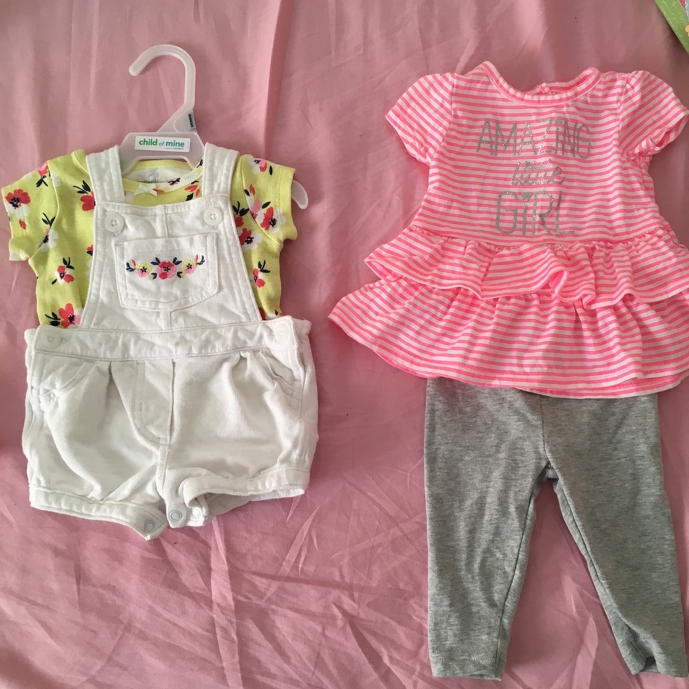2 0/3 month baby girl outfits